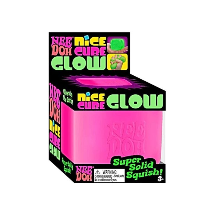 Nee Doh Glow Nice Cube - William Valentine