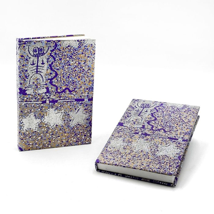 Notebook Kraft Glitter Lined Cedric Varcoe BCVA746 - Better World Arts