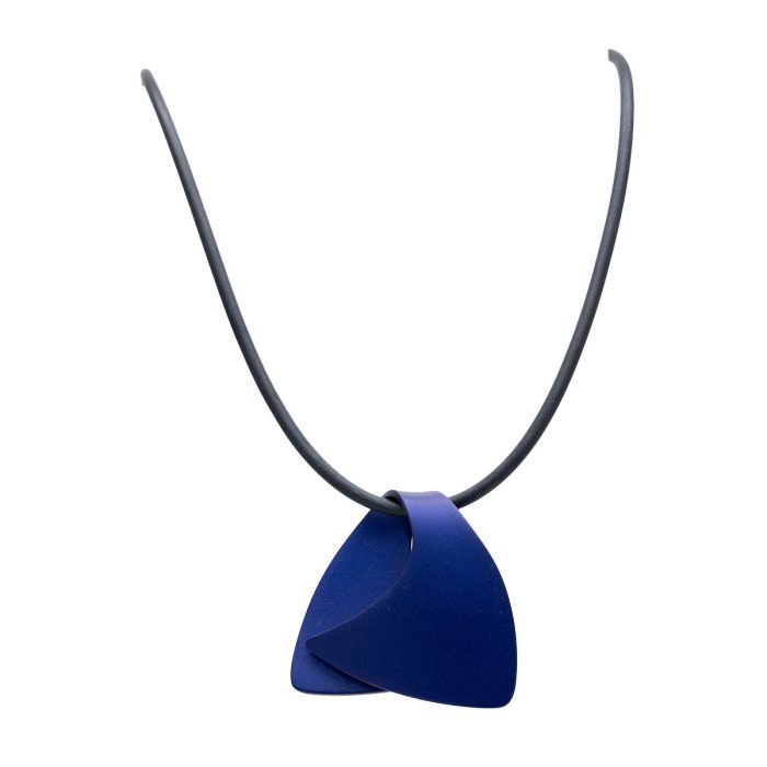 Neckpiece Leaf Blue - FINK