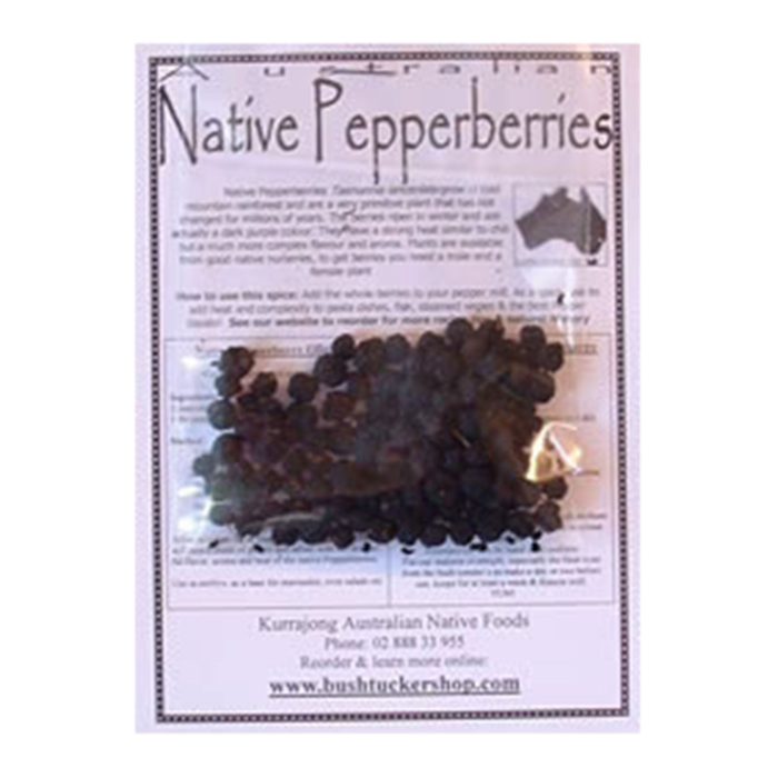 Native Pepperberries Whole 3g Card - Wild Hibiscus