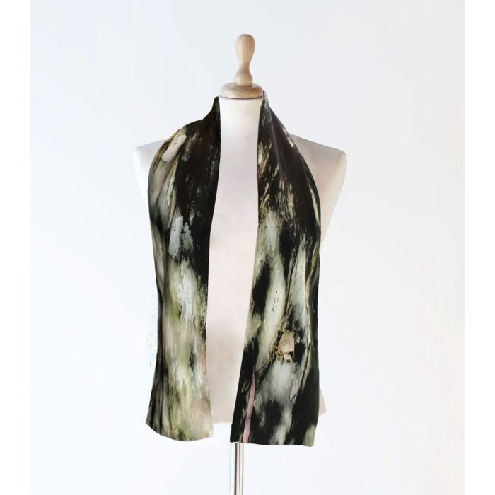 Neck scarf/Headband Silk 130x15cm Stoney Gum - Ngali
