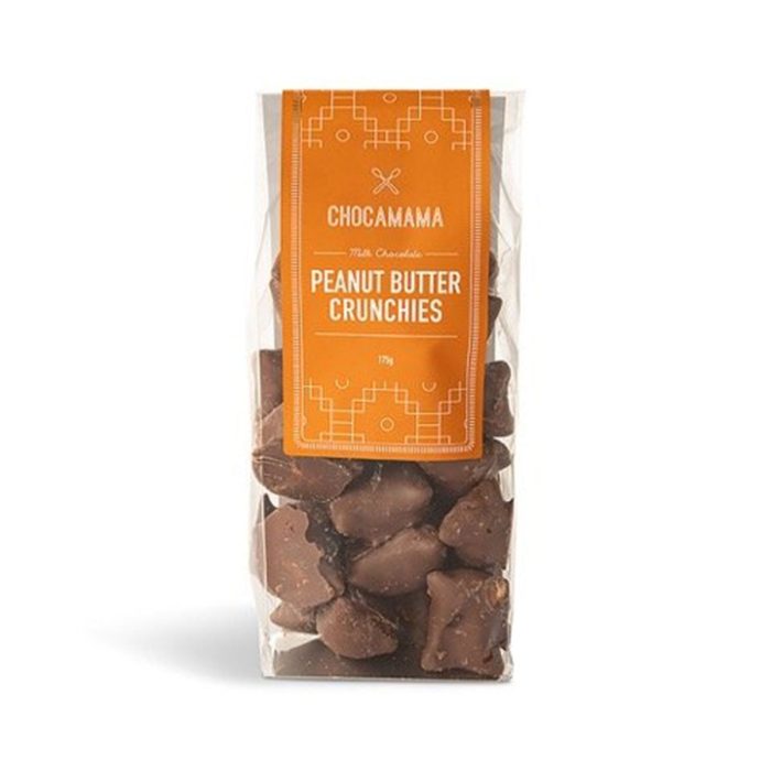 Peanut Butter Crunchies Stand Up Bag 150g - Chocomama
