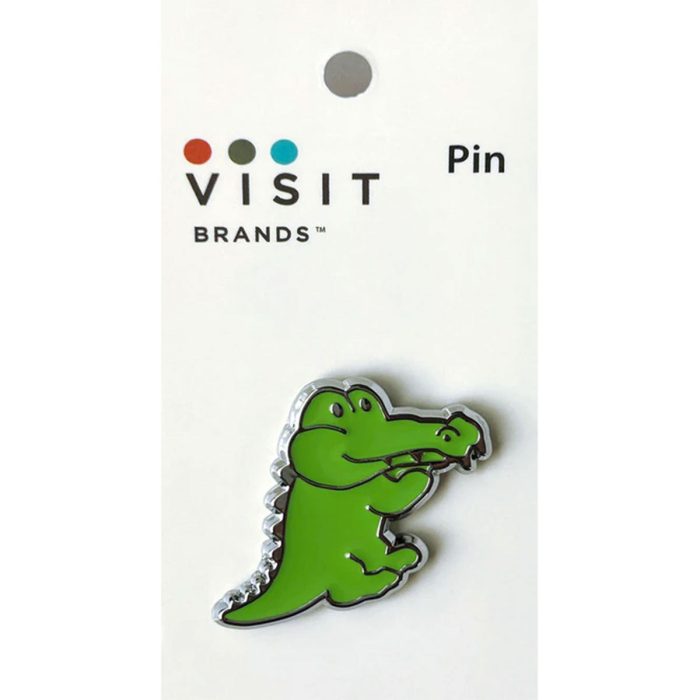 Pin Crocodile Chrome - Visit Brands