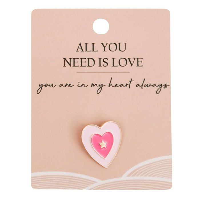 Pin Heart Memento Pink 2cm - Urban Products
