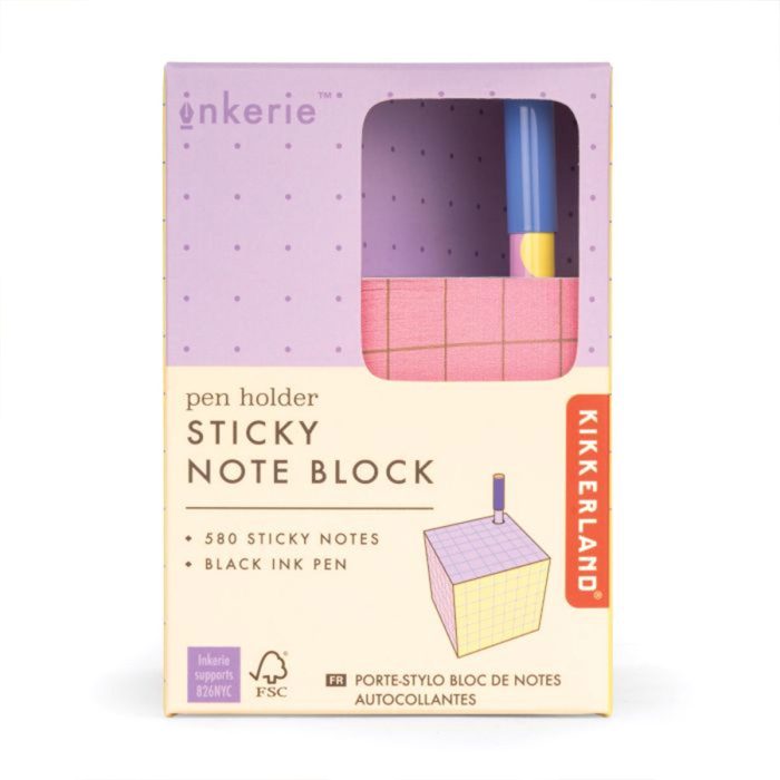 Pen Holder Sticky Note Block Inkerie - Isalbi