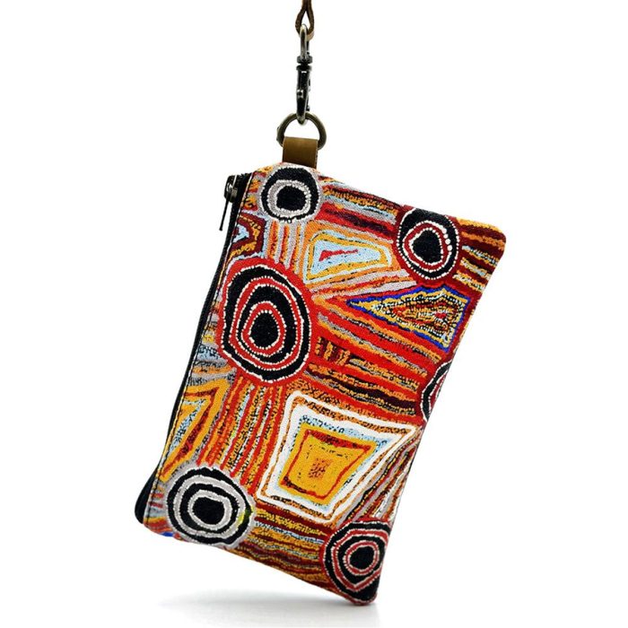 Pouch Mary Napangardi Brown AMAB665DPCH - Better World Arts