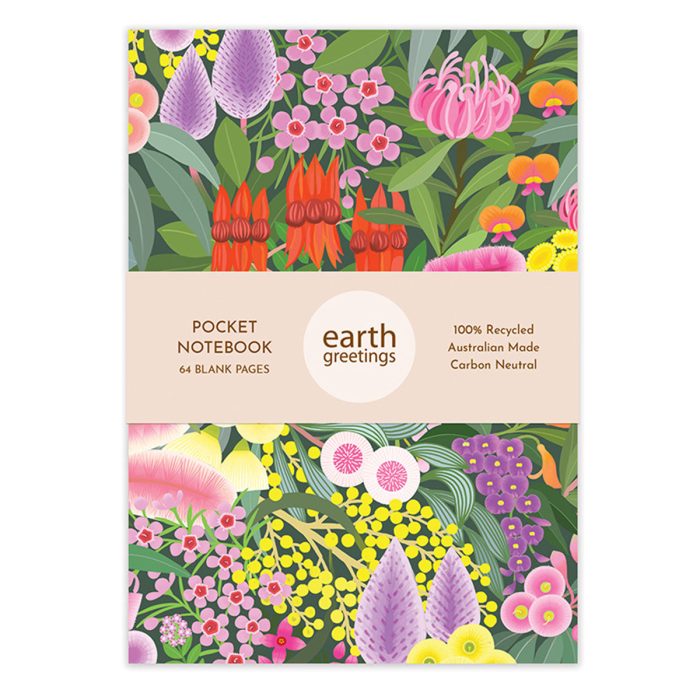 Pocket Notebook Blank Native Gems - Earth Greetings