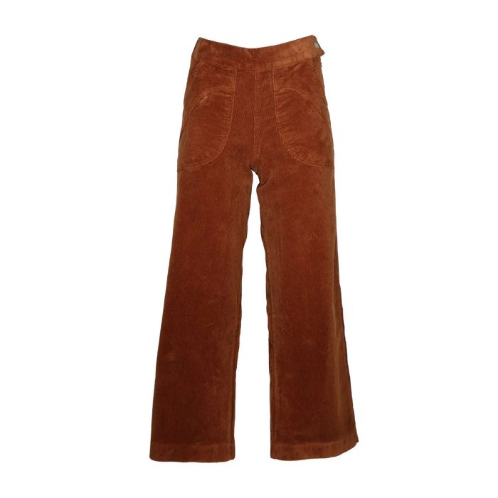Pants Peggy Lou Caramel Velvet Corduroy - Olga De Polga