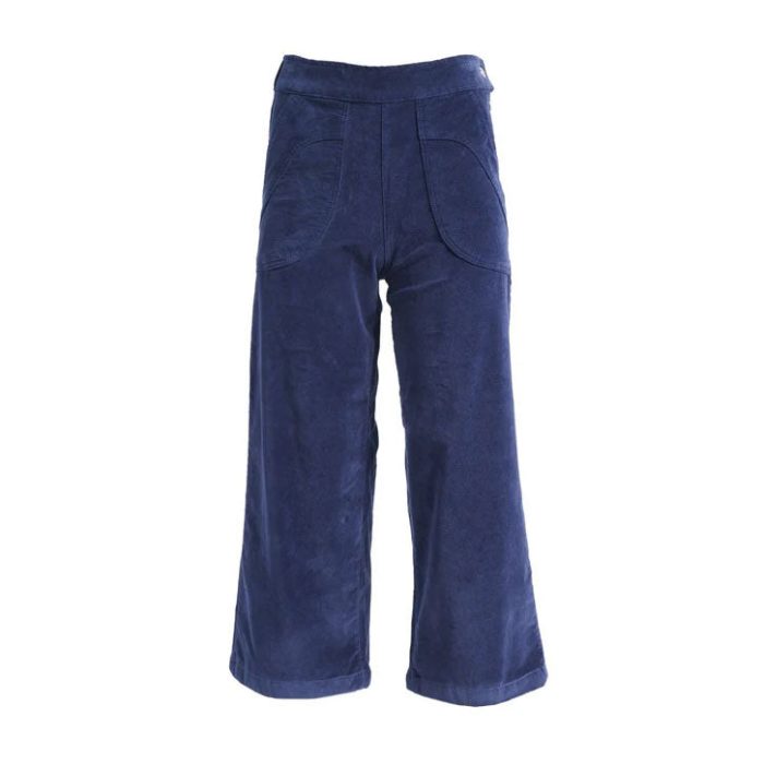 Pants Peggy Paris Navy Soft Velvet - Olga De Polga