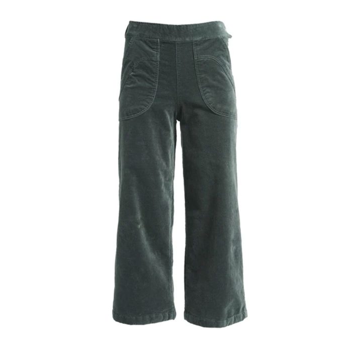Pants Peggy Paris Forest Green Soft Velvet - Olga De Polga