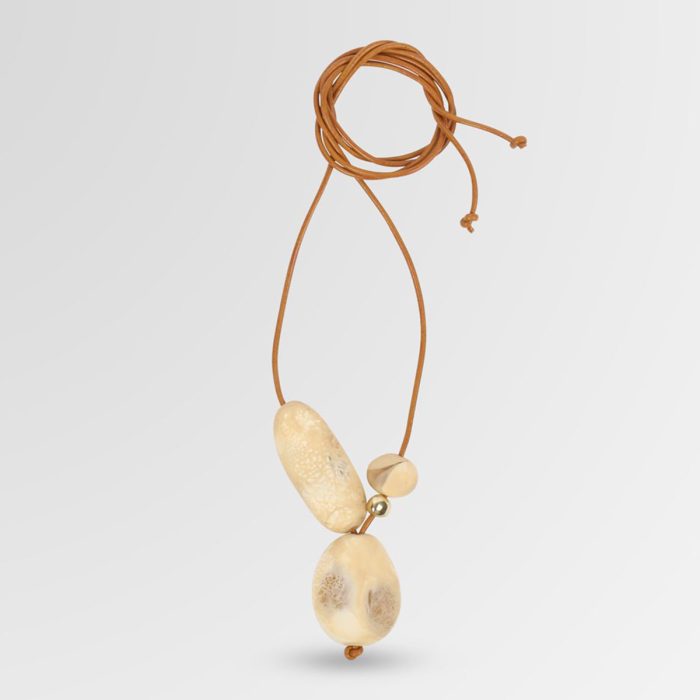 Pendant Rock Cluster Caramel - Dinosaur Designs