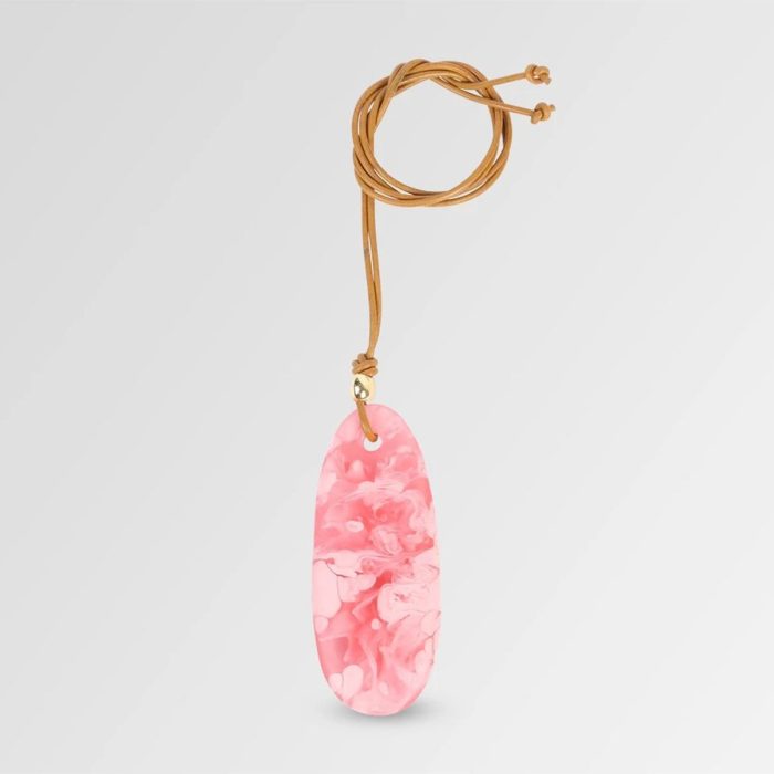 Pendant Rock Long Pink Guava - Dinosaur Designs
