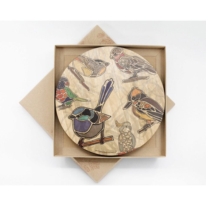 Placemat Set of 4 Colourful Birds - Buttonworks