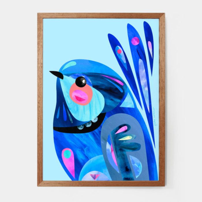 Print Splendid Fairy Wren A4 - Pete Cromer
