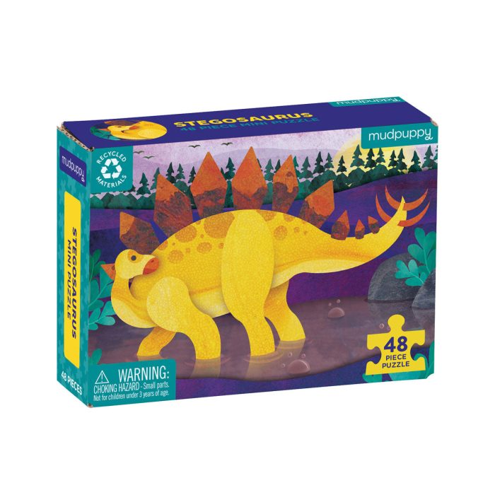 Puzzle Stegosaurus Mini 48 piece - Bobangles