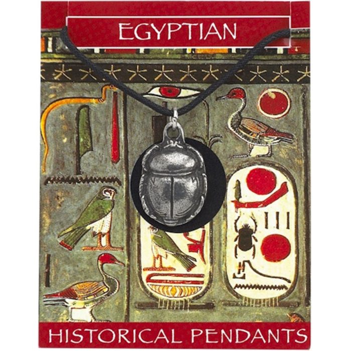 Pendant Scarab Pewter - Discoveries Inc.