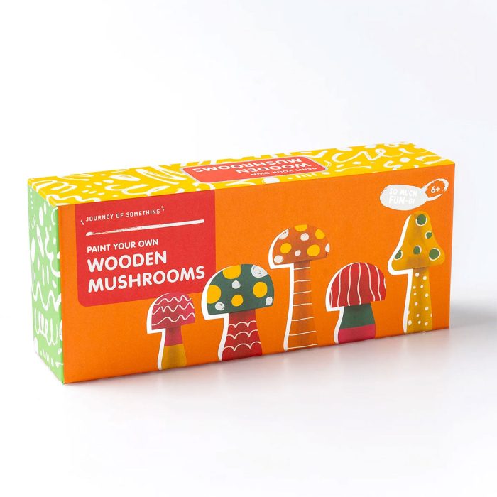 Paint Your Own Wooden Mushrooms - Journey Of Something