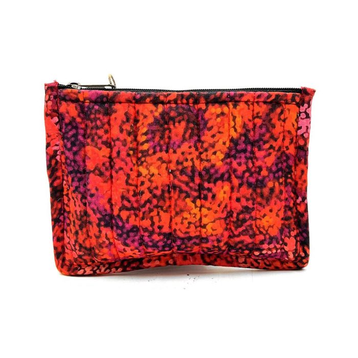 Quilted Zip Pouch Small Andrea Mimpitja Adamson BAAD902 - Better World Arts