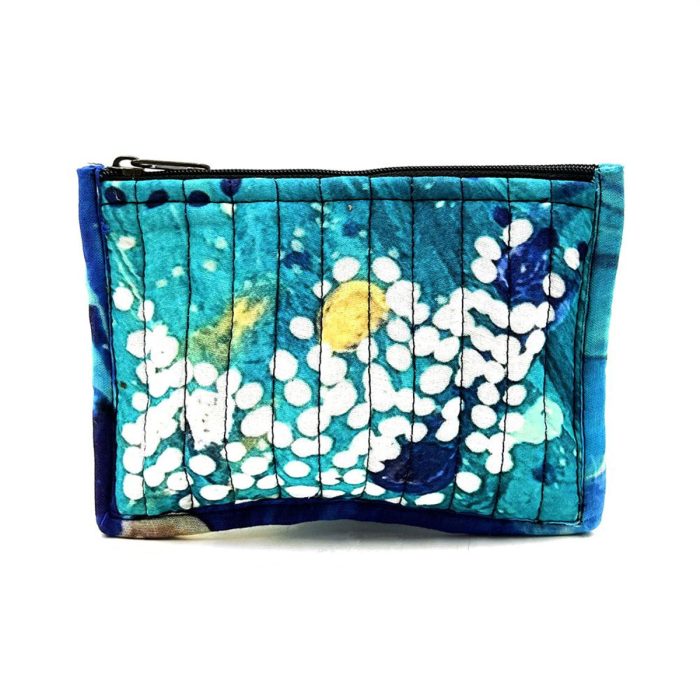Quilted Zip Pouch Small Stephen Jupurrula Nelson ASJN668 - Better World Arts