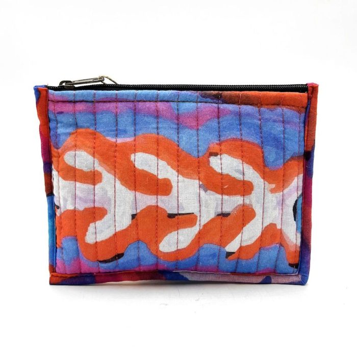 Quilted Zip Pouch Small Murdie Nampijinpa Morris AMNM600 - Better World Arts