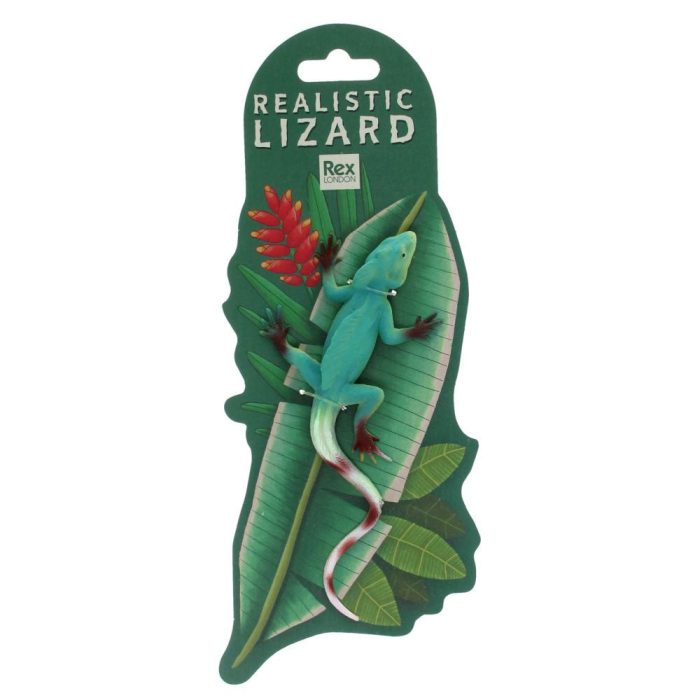 Realistic Double Crown Lizard Toy - Bobangles