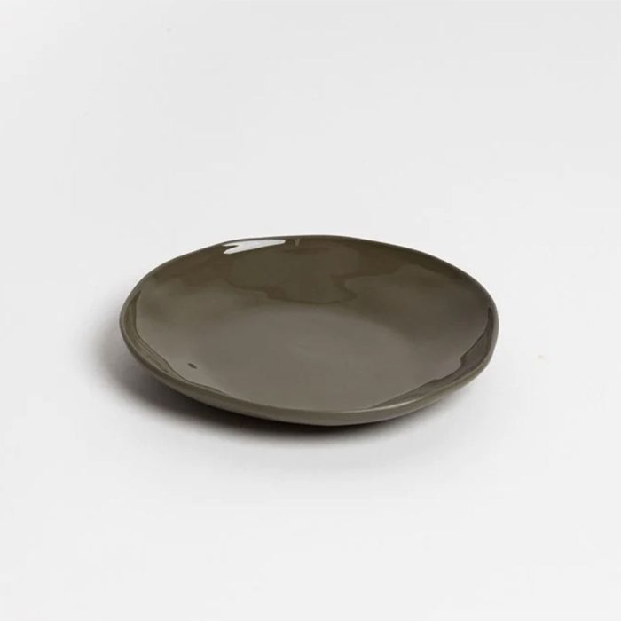 Round Dish Haan Olive Green - Ned Collections