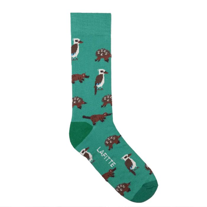 Socks Aussie Animals Mens 6-11 - Lafitte
