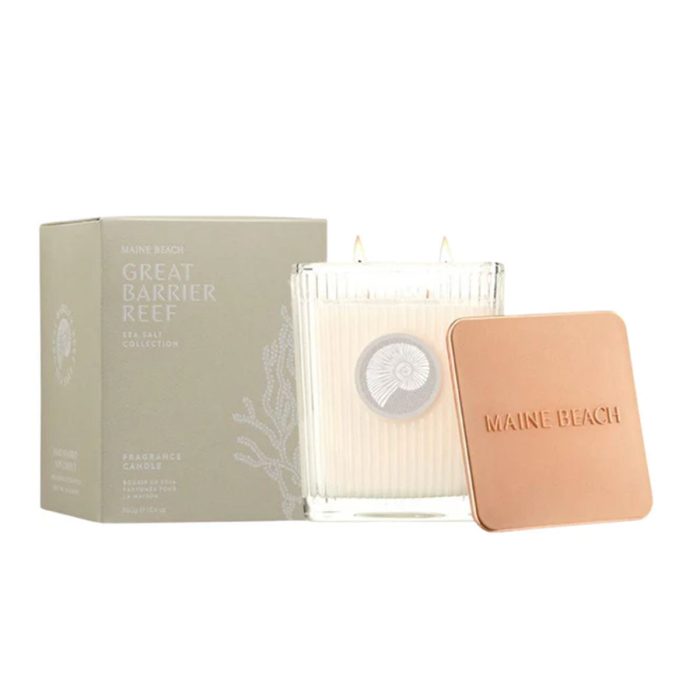 Soy Candle Barrier Reef - Maine Beach