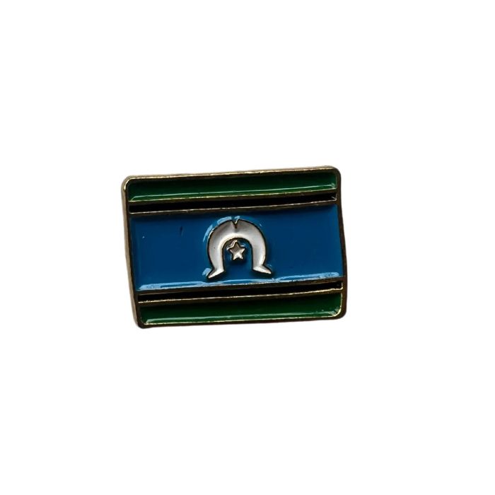 Shoe Charm Enamel Torres Strait Islander Flag - Clothing the Gaps
