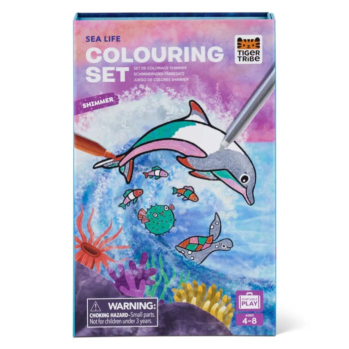 Shimmer Colouring Set Sea Life - Tiger Tribe