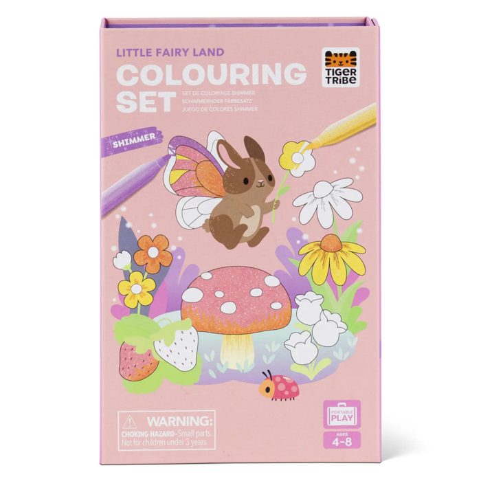 Shimmer Colouring Set Little Fairy Land - Tiger Tribe