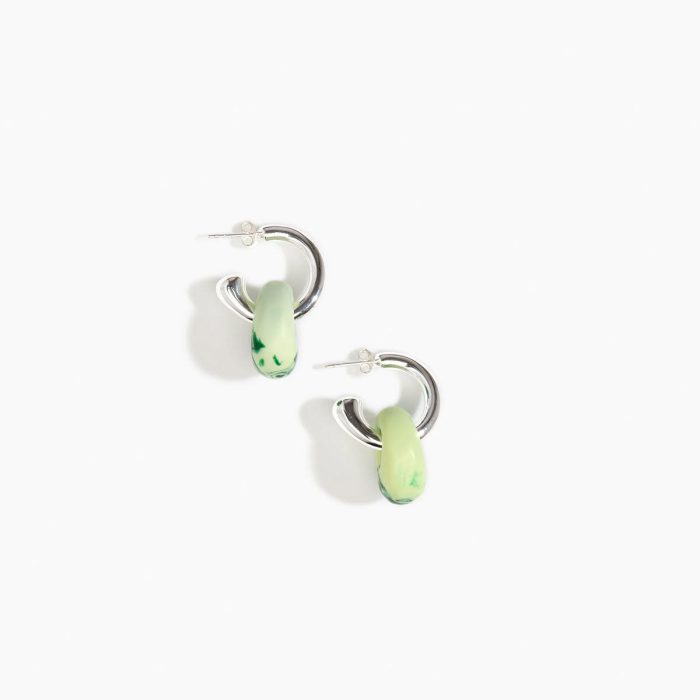 Splash Earrings Small Grass - Dinosaur Designs