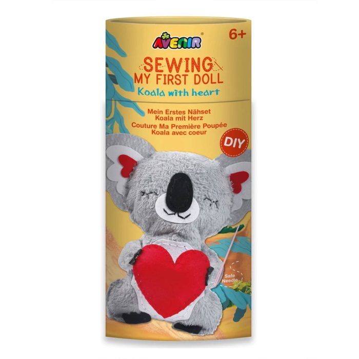 Sewing My First Doll Koala with Heart - Johnco Productions