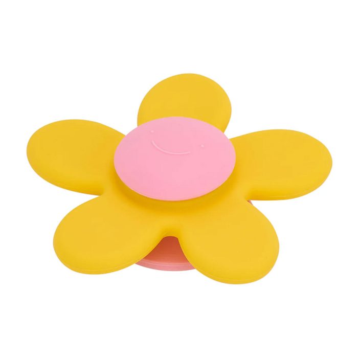 Silicone Flower Spinner Yellow - Annabel Trends
