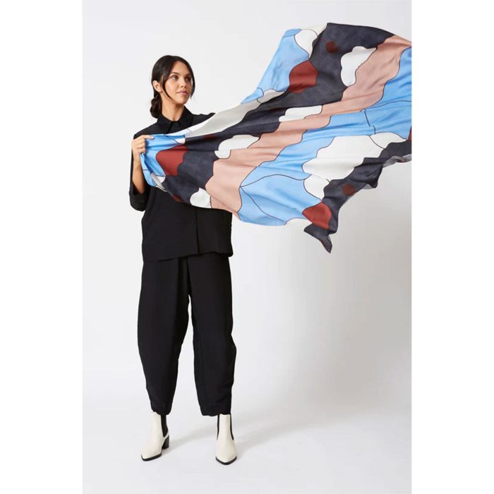 Scarf Gifting of Country Silk Scarf 180cm x 100cm - Ngali