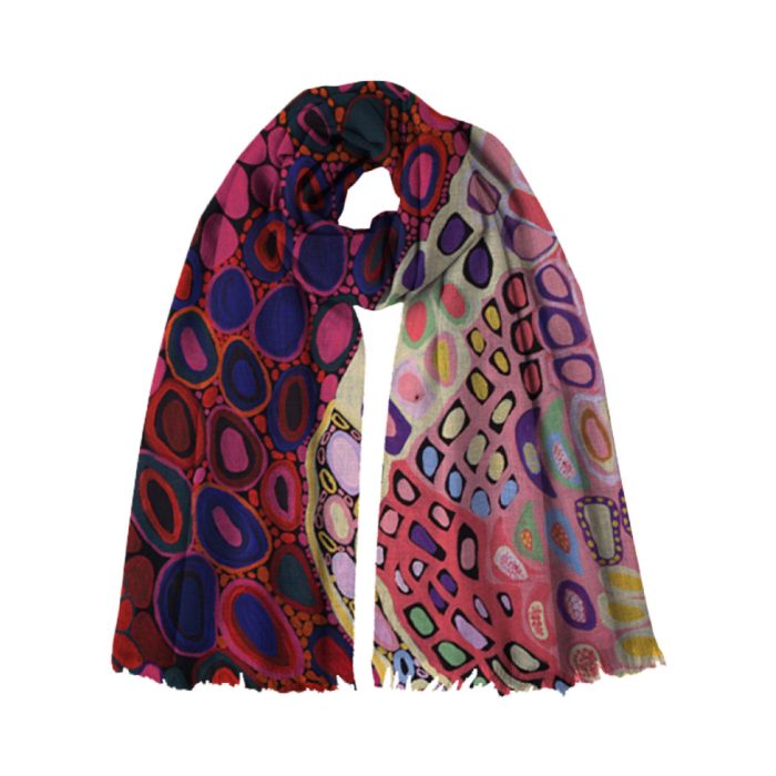 Scarf Modal Corals Night and Day - MI Art