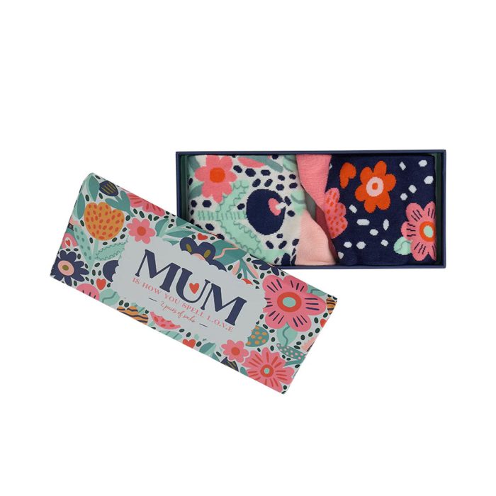 Socks Mum Love Boxed 2 Pack - Annabel Trends