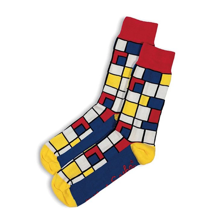 Socks Mondriano Red/Blue 7-11 - Otto and Spike