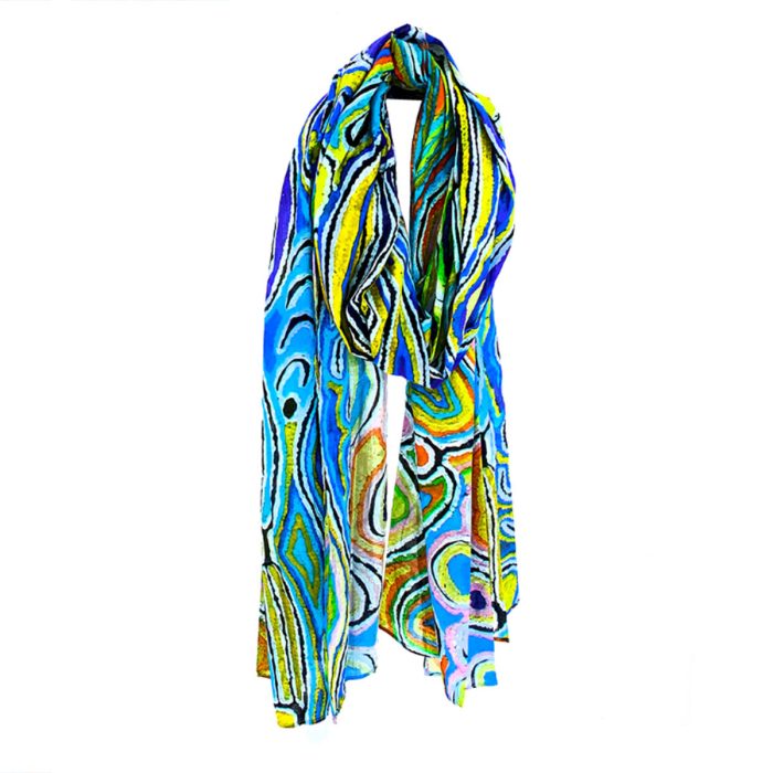 Scarf Organic Cotton Judy Watson JWA628 - Better World Arts