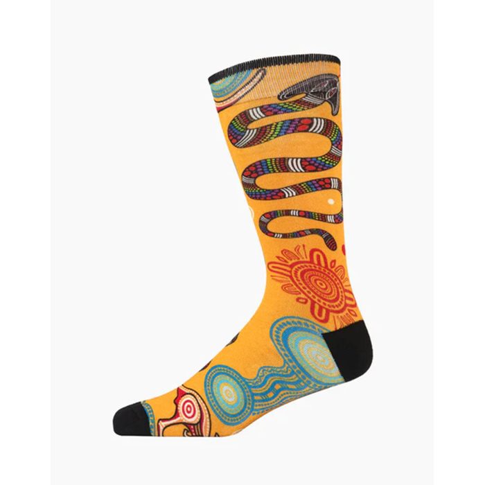 Socks Rainbow Serpent Bamboo M7-11 - PussyFoot Socks