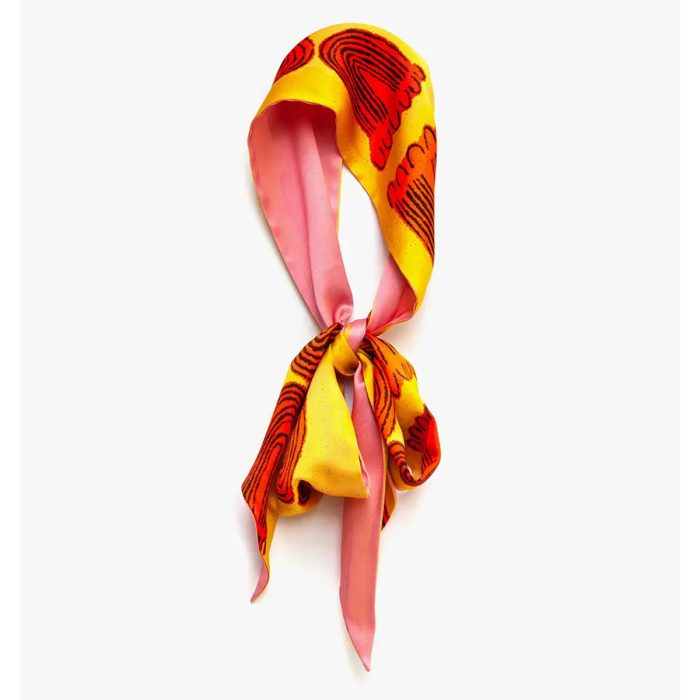 Scarf Untitled Twilly by Yuyuya Nampitjinpa - One of Twelve