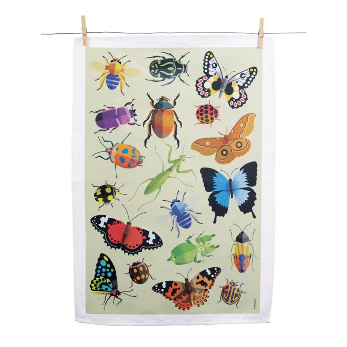 Teatowel Beautiful Bugs - WilsonPayne Aust