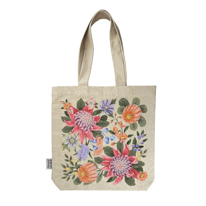 Tote Bag With Pocket Abundance - Earth Greetings