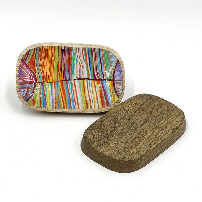 Trinket Dish Oblong Judy Watson AJWA696 - Better World Arts