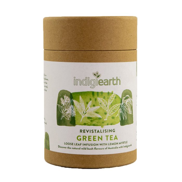 Tea Loose Leaf Revitalising Green 50g - Indigiearth