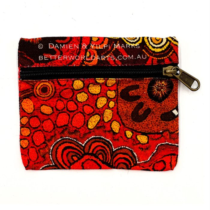 Travel Light Pouch Damien and Yilpi Marks - Better World Arts