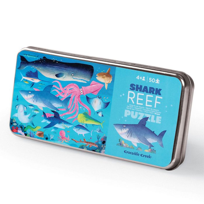 50 pc Tin Puzzle Shark Reef - Tiger Tribe
