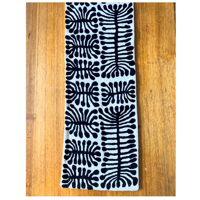 Table Runner Wool Chain Stitch Mitjili Napurrula MNB339 - Better World Arts
