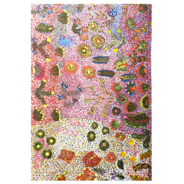 Tea Towel My Country and Bush Medicine Plants Julieanne Kngwarrey Morton JMO420 - Better World Arts