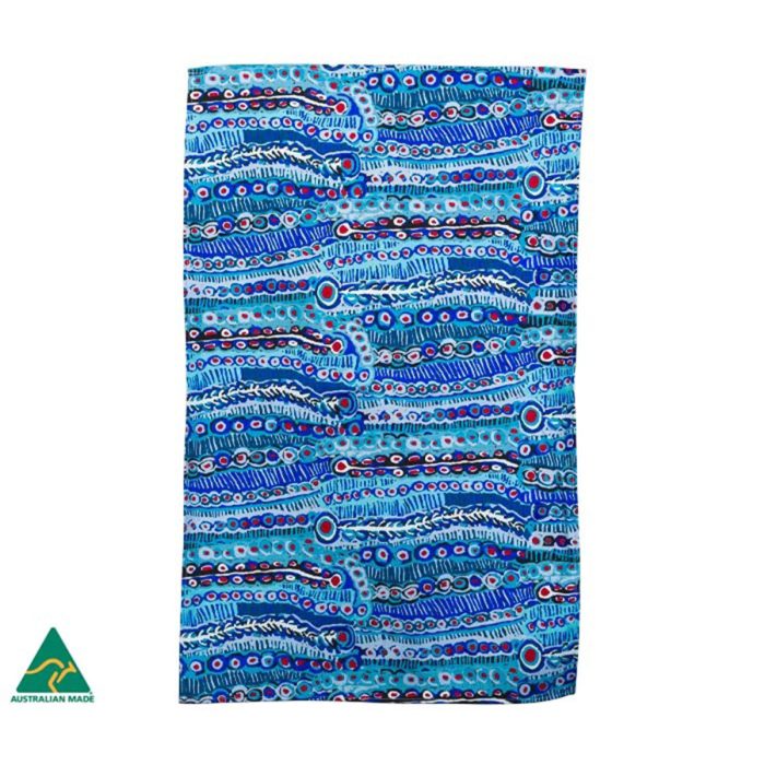 Tea Towel Murdie Morris Blue - Alperstein Designs